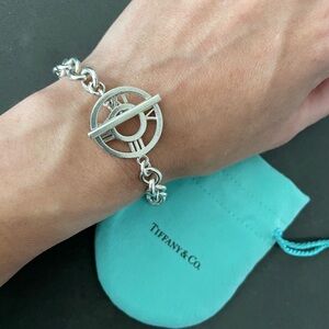 🖤 Vintage Tiffany & Co Atlas Collection Toggle Bracelet